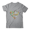 Im A Proud Autism Aunt Love Heart Autism Awareness T-Shirt & Hoodie | Teecentury.com