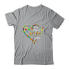 Im A Proud Autism Auntie Love Heart Autism Awareness T-Shirt & Hoodie | Teecentury.com