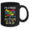 Im A Proud Autism Dad Autism Awareness Family Matching Mug | teecentury