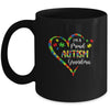 Im A Proud Autism Grandma Love Heart Autism Awareness Mug Coffee Mug | Teecentury.com