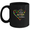 Im A Proud Autism Grandpa Love Heart Autism Awareness Mug Coffee Mug | Teecentury.com