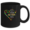 Im A Proud Autism Mom Love Heart Autism Awareness Mug Coffee Mug | Teecentury.com