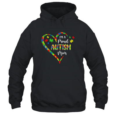 Im A Proud Autism Mom Love Heart Autism Awareness T-Shirt & Hoodie | Teecentury.com