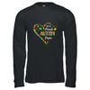 Im A Proud Autism Papa Love Heart Autism Awareness T-Shirt & Hoodie | Teecentury.com