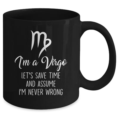 Im A Virgo Virgo Symbol Zodiac Birthday Funny Mug | teecentury