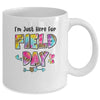 Im Just Here For Field Day Leopard Tie Dye Last Day School Mug | teecentury