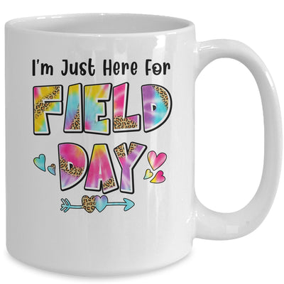 Im Just Here For Field Day Leopard Tie Dye Last Day School Mug | teecentury