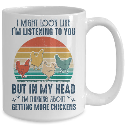 Im Listening To You But In My Head Chicken Mug Coffee Mug | Teecentury.com