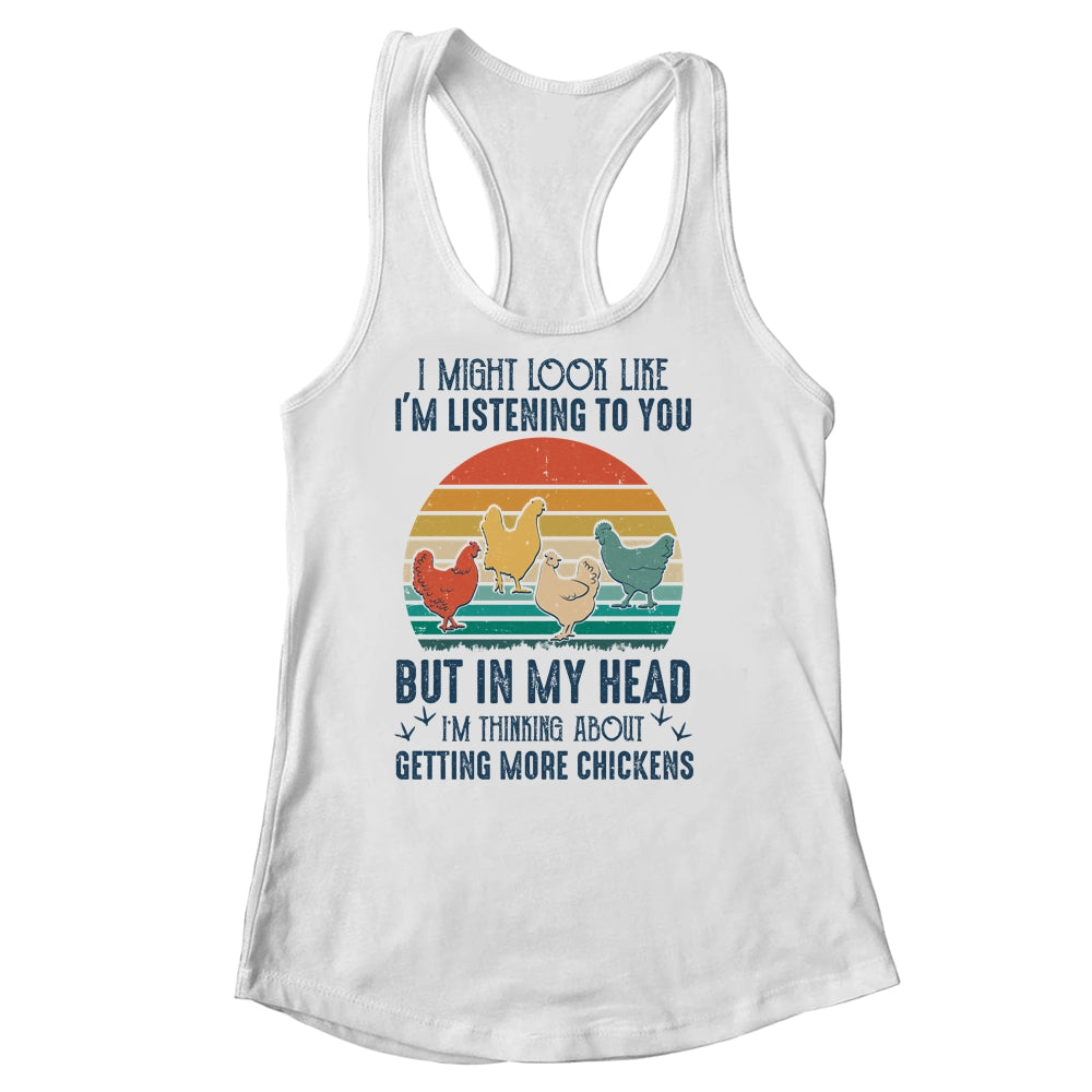 Im Listening To You But In My Head Chicken T-Shirt & Tank Top | Teecentury.com