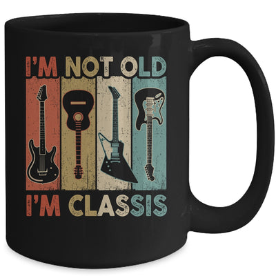 Im Not Old Im Classic Funny Guitar For Men Women Guitarist Mug | teecentury