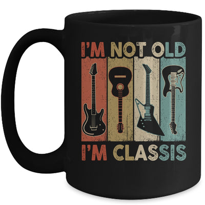 Im Not Old Im Classic Funny Guitar For Men Women Guitarist Mug | teecentury