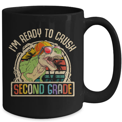 Im Ready To Crush 2nd Grade Dinosaur T Rex Back To School Mug | teecentury