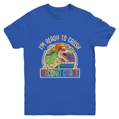 Im Ready To Crush 2nd Grade Dinosaur T Rex Back To School Youth Shirt | teecentury
