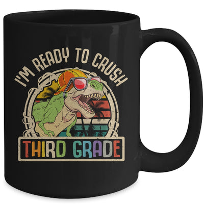 Im Ready To Crush 3rd Grade Dinosaur T Rex Back To School Mug | teecentury