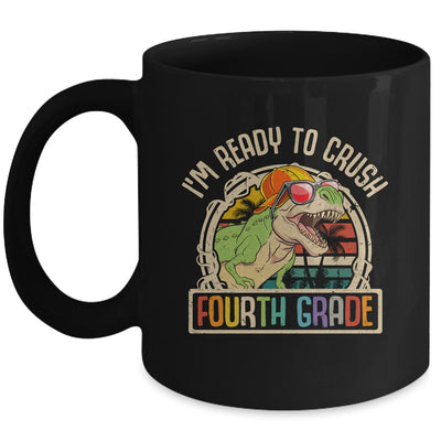 Im Ready To Crush 4th Grade Dinosaur T Rex Back To School Mug | teecentury