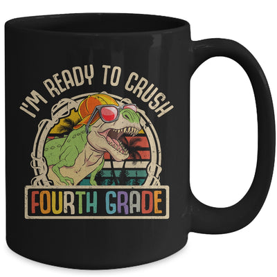 Im Ready To Crush 4th Grade Dinosaur T Rex Back To School Mug | teecentury