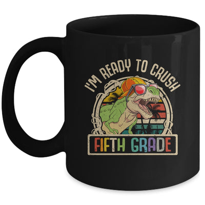 Im Ready To Crush 5th Grade Dinosaur T Rex Back To School Mug | teecentury