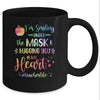 Im Smiling Under The Mask Hugging You In My Heart Teacher Mug Coffee Mug | Teecentury.com