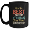 Im The Best Thing My Husband Ever Found On The Internet Retro Mug | teecentury