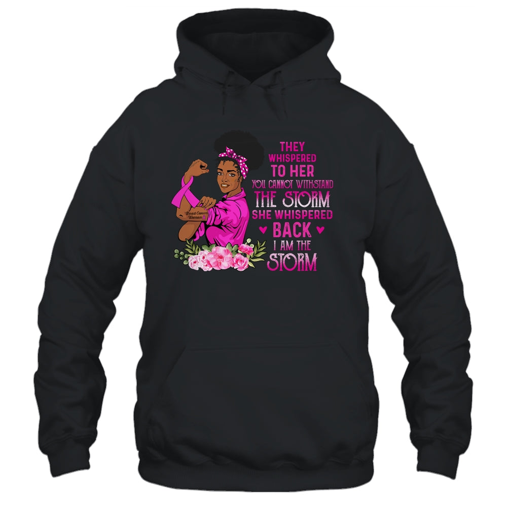 Im The Storm Strong Women Breast Cancer Pink Ribbon Warrior T-Shirt & Hoodie | Teecentury.com