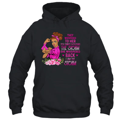 Im The Storm Strong Women Warrior Breast Cancer Pink Ribbon T-Shirt & Hoodie | Teecentury.com