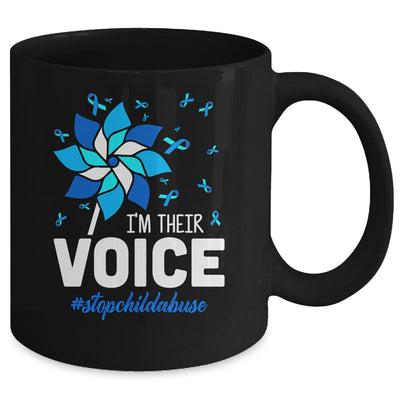 Im Their Voice Pinwheel Child Abuse Prevention Awareness Mug | teecentury