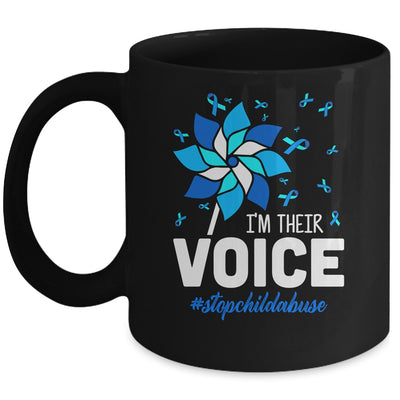 Im Their Voice Pinwheel Child Abuse Prevention Awareness Mug | teecentury