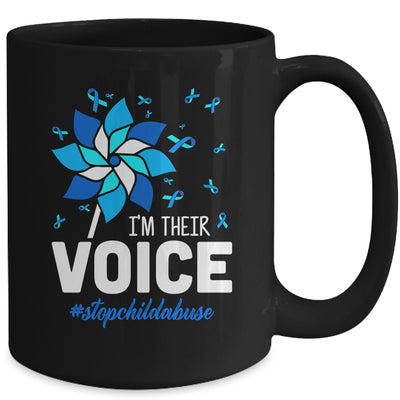 Im Their Voice Pinwheel Child Abuse Prevention Awareness Mug | teecentury
