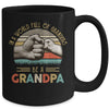 In A World Full Of Grandpas Be A Grandpa Vintage Fathers Day Mug Coffee Mug | Teecentury.com