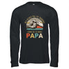 In A World Full Of Grandpas Be A Papa Vintage Fathers Day T-Shirt & Hoodie | Teecentury.com