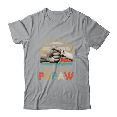 In A World Full Of Grandpas Be A Papaw Vintage Fathers Day T-Shirt & Hoodie | Teecentury.com