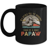 In A World Full Of Grandpas Be A Papaw Vintage Fathers Day Mug Coffee Mug | Teecentury.com