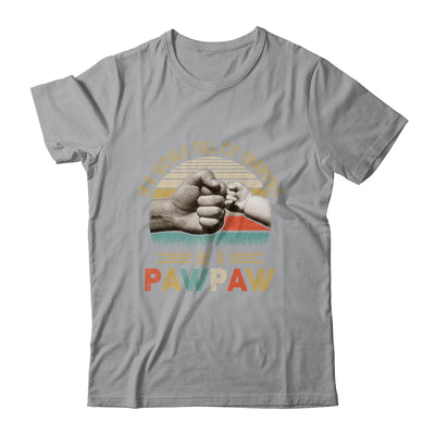 In A World Full Of Grandpas Be A Pawpaw Vintage Fathers Day T-Shirt & Hoodie | Teecentury.com