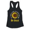In A World Where You Can Be Anything Be Kind ASL Sunflower T-Shirt & Tank Top | Teecentury.com
