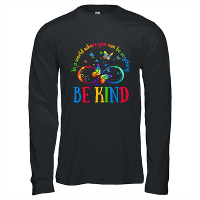 In A World Where You Can Be Kind Butterfly Autism Awareness Shirt & Hoodie | teecentury