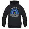 In April We Wear Blue Autism Rainbow Awareness Month Puzzle T-Shirt & Hoodie | Teecentury.com