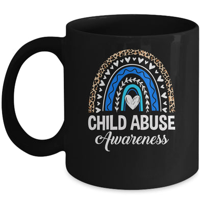 In April We Wear Blue Child Abuse Prevention Awareness Month Mug | teecentury