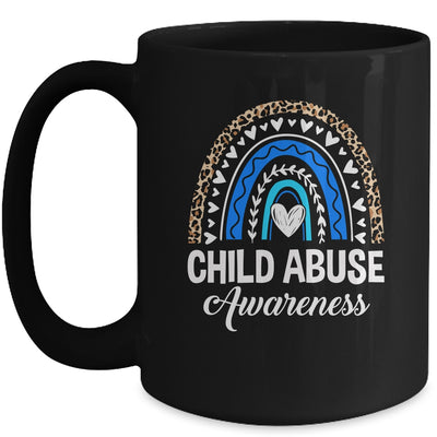 In April We Wear Blue Child Abuse Prevention Awareness Month Mug | teecentury