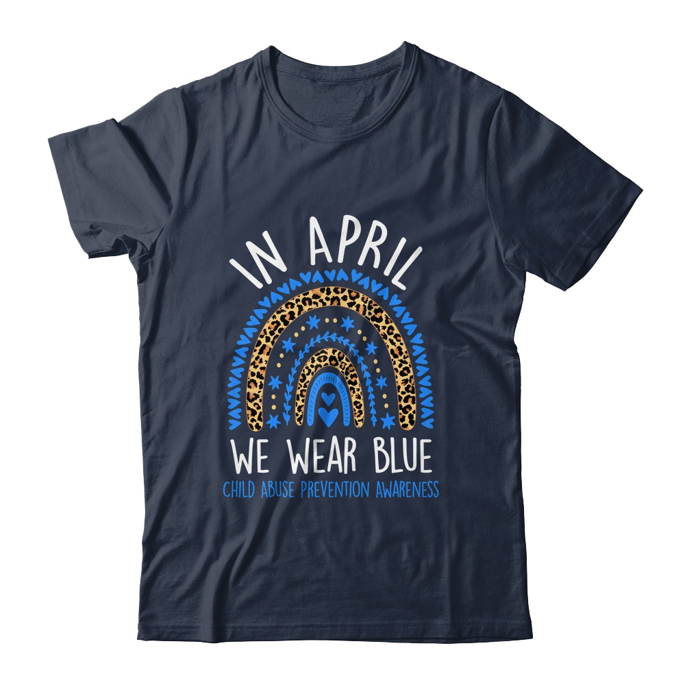 In April We Wear Blue Cool Child Abuse Prevention Awareness Shirt & Hoodie | teecentury