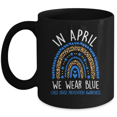 In April We Wear Blue Cool Child Abuse Prevention Awareness Mug | teecentury
