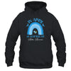 In April We Wear Blue For Autism Awareness Hands In Heart T-Shirt & Hoodie | Teecentury.com