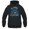 In April We Wear Blue Rainbow Puzzle Autism Awareness T-Shirt & Hoodie | Teecentury.com