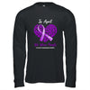 In April We Wear Purple Epilepsy Awareness Month T-Shirt & Hoodie | Teecentury.com