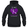 In April We Wear Purple Epilepsy Awareness Month T-Shirt & Hoodie | Teecentury.com