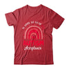 In April We Wear Red Instead Autism Acceptance Rainbow Shirt & Tank Top | teecentury