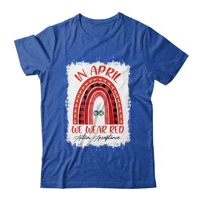 In April Wear Red Instead Autism-Acceptance T-Shirt & Hoodie | Teecentury.com