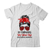 In February We Wear Red Heart Disease Awareness Messy Bun Shirt & Hoodie | teecentury