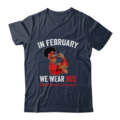 In February We Wear Red  Heart Disease Awareness Sunglasses Shirt & Hoodie | teecentury