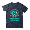 In January We Wear Teal Flower Cervical Cancer Awareness Shirt & Hoodie | teecentury