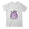 In June We Wear Purple Alzheimers Awareness Rainbow Support Shirt & Tank Top | teecentury